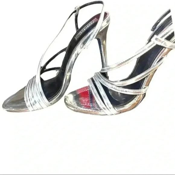 Forget 21 Gorgeous silver Strappy heel sandals - Picture 6 of 11